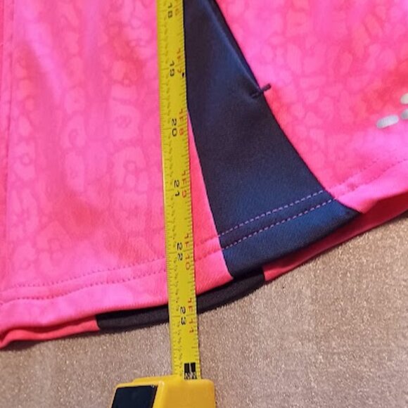 BCG Tru-Wick Girls Size L pink, black activewear light jacket full zip w/pockets - Picture 8 of 8
